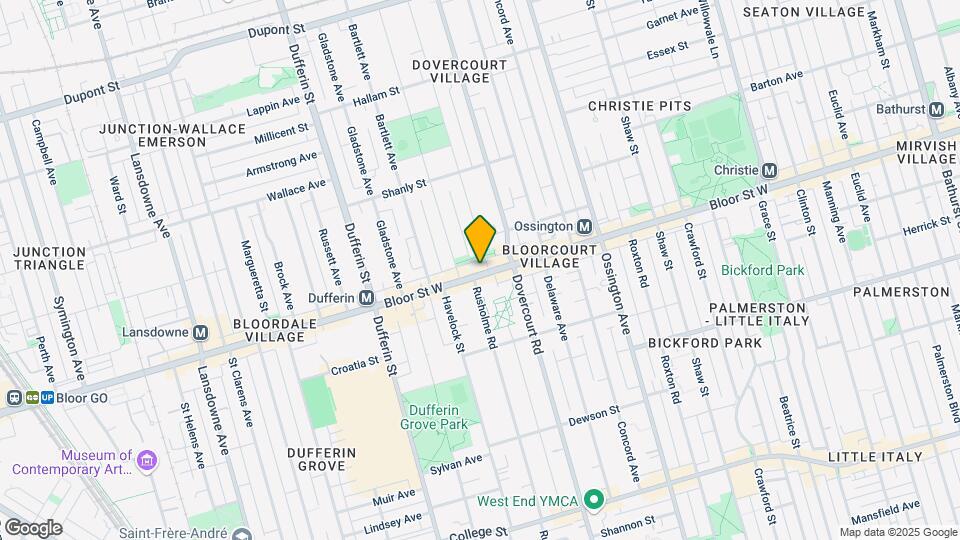 1012-1012 Bloor St W Map and Location Details