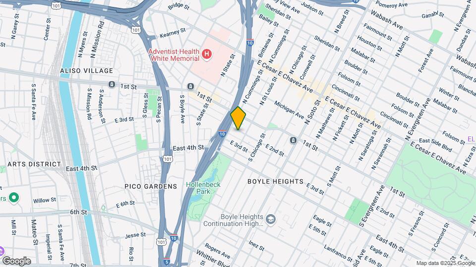 2016-2018 E 2nd St Map and Location Details
