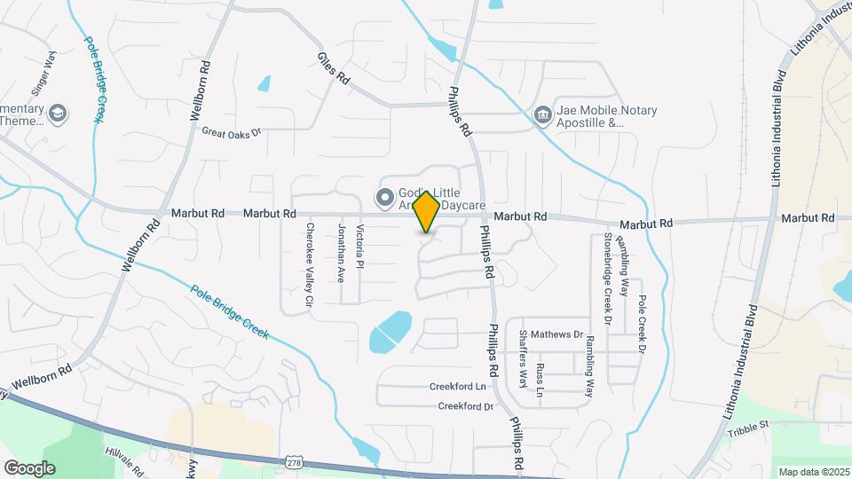 6155 Marbut Farms Chase Mapa y Detalles de la Ubicación