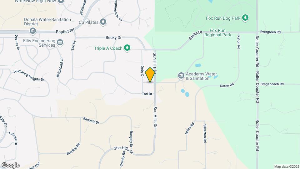 1527 Spring Valley Dr Map and Location Details