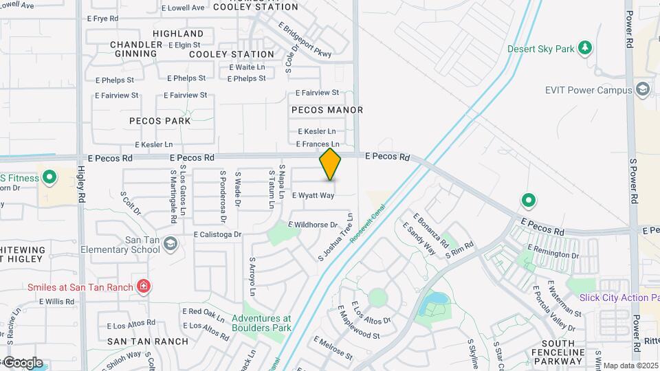 3919 E Longhorn Dr Map and Location Details