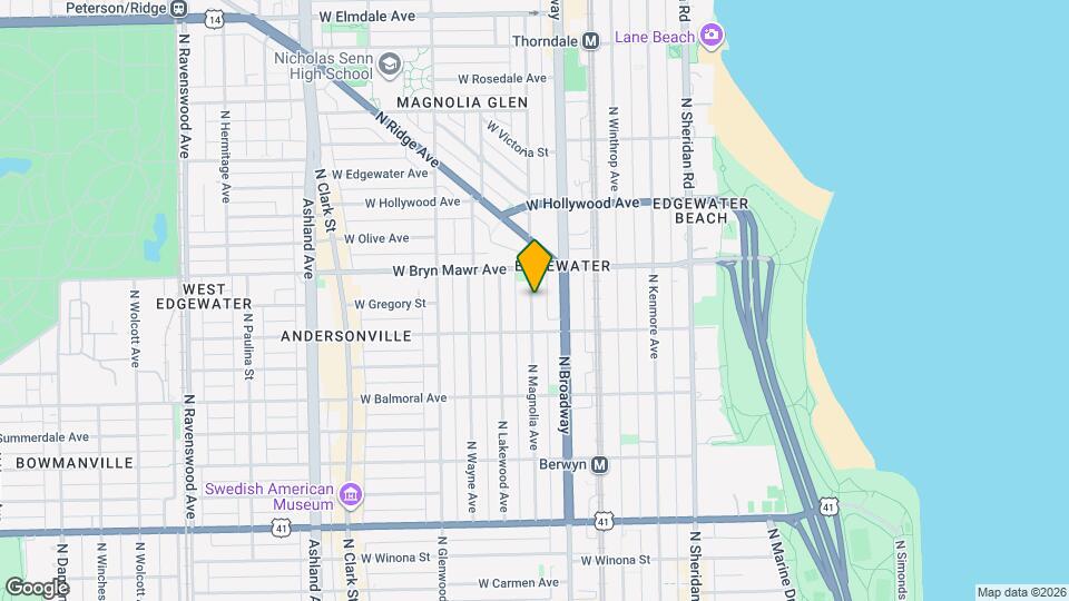 5553 N Magnolia Ave-Unit -1W Map and Location Details