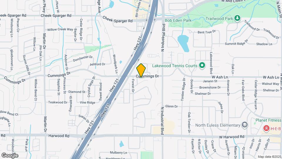 3825 Misty Glen Ct Map and Location Details