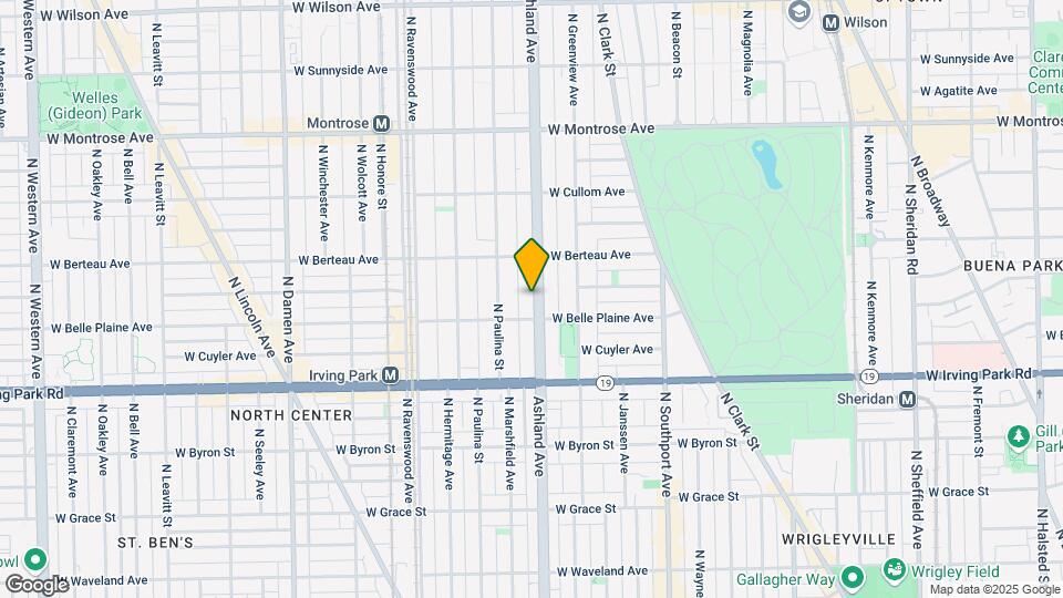 4118 N Ashland Ave Map and Location Details