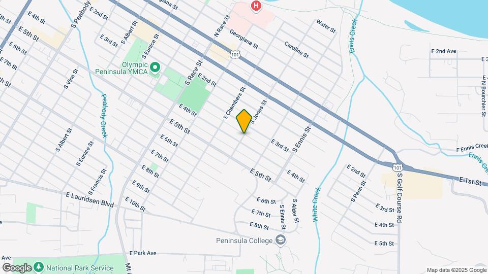 321 S Jones St Map and Location Details