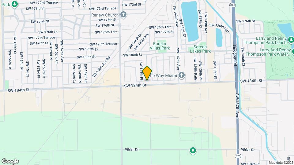 14410 SW 183rd Terrace Map and Location Details