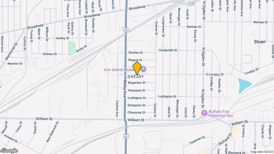 971 E Lovejoy St Mapa y Detalles de la Ubicación