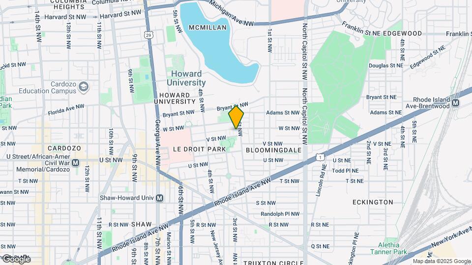 201 V St NW Mapa y Detalles de la Ubicación
