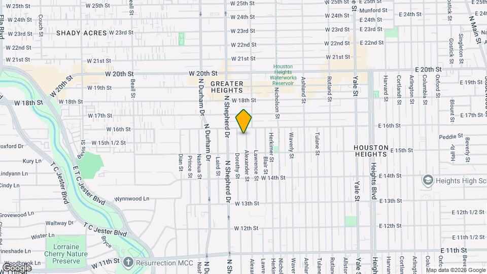 1537 Alexander St Map and Location Details