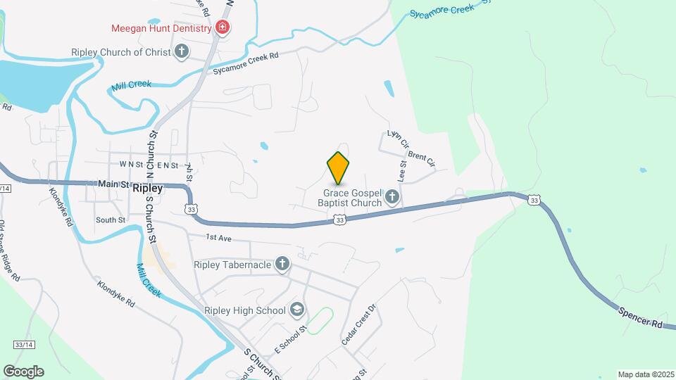 212 Simmons Dr Map and Location Details