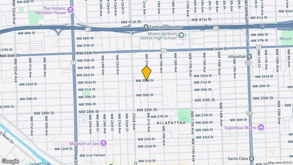 3190 NW 21st Ave Map and Location Details