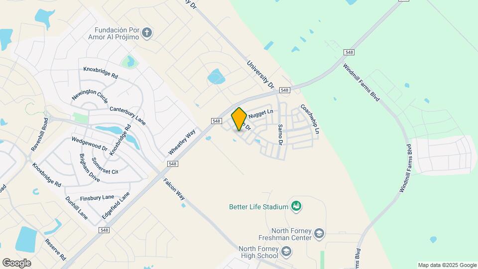 4805 Bullfrog Way Map and Location Details