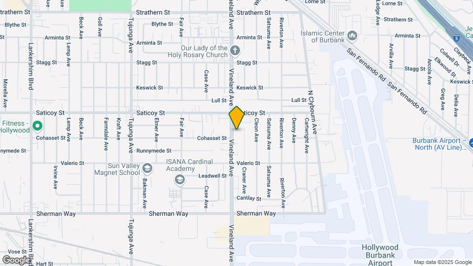 7512 Vineland Ave, Unit 19 Map and Location Details