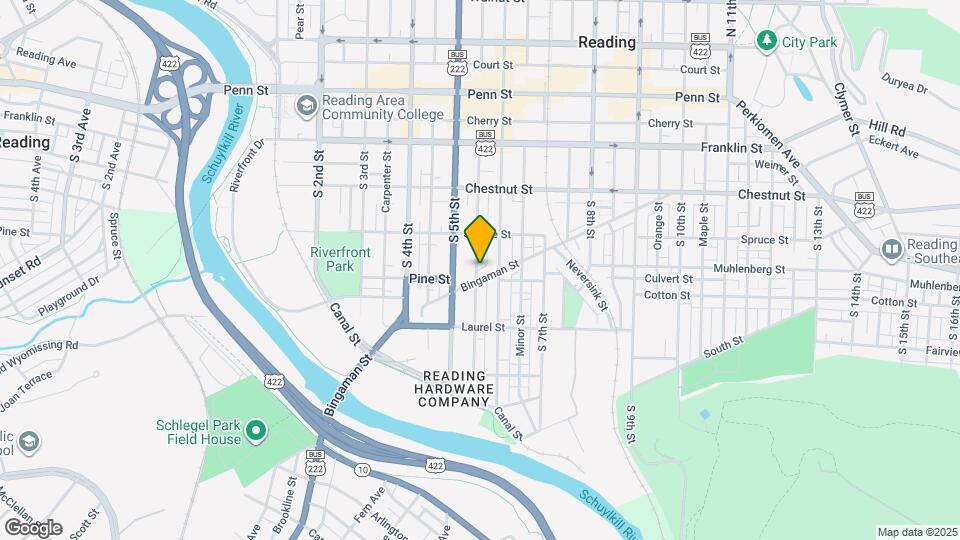 349 Pearl St Map and Location Details