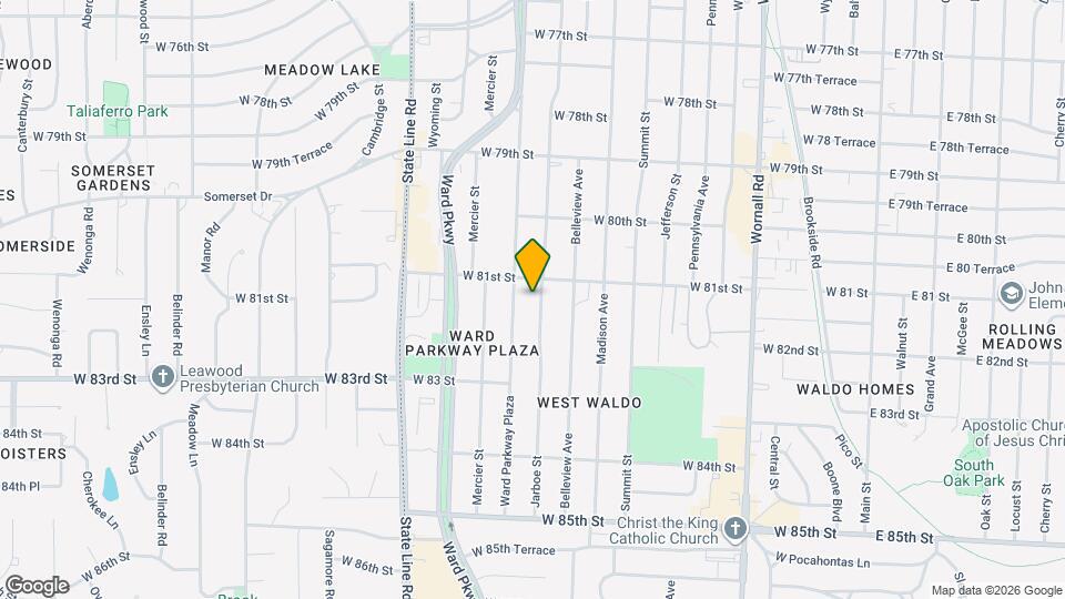 8106 Jarboe St Map and Location Details