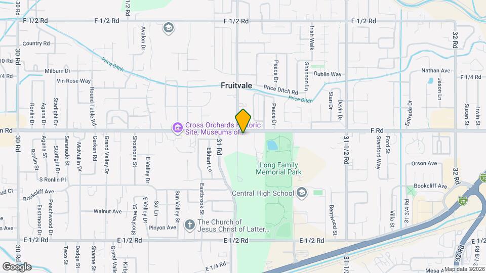 3103 F Rd Map and Location Details