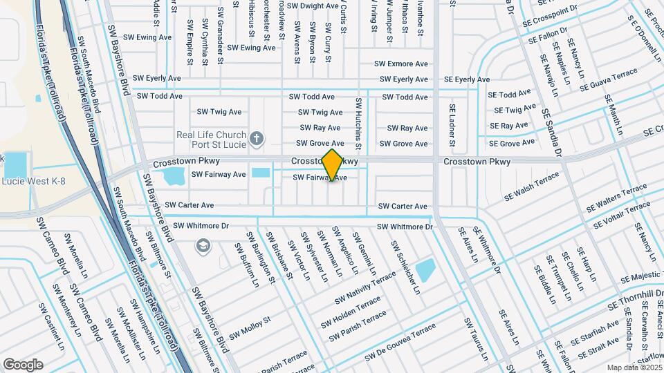 1521 SW Curry St Map and Location Details
