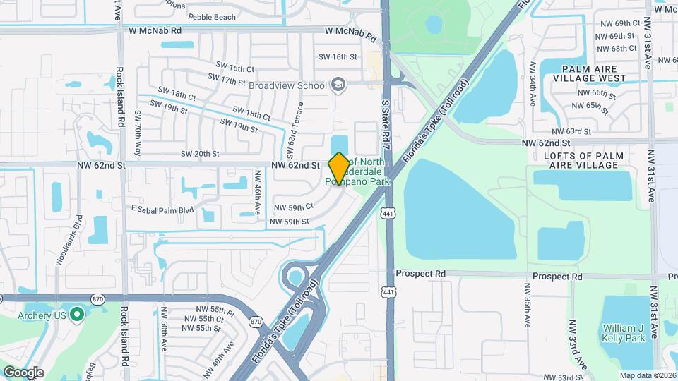 5999 NW 42nd Ave Map and Location Details