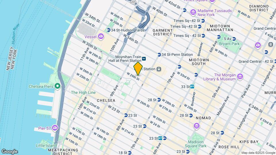 317 W 29th St Map and Location Details