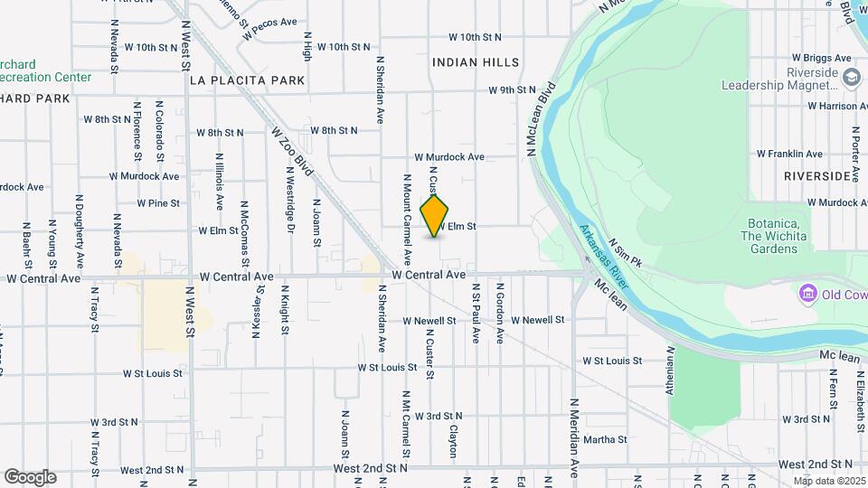 2949 W Elm St Map and Location Details