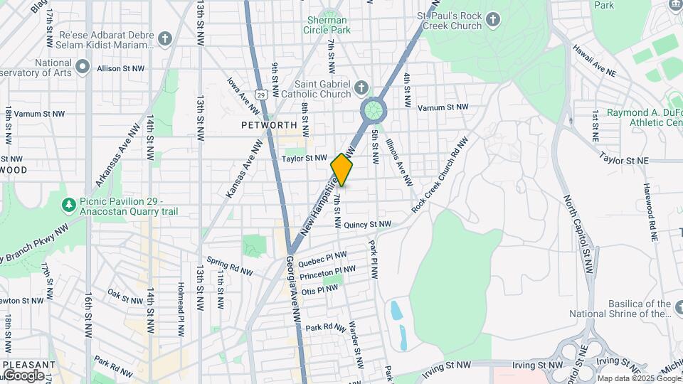 3917 7th St NW Map and Location Details