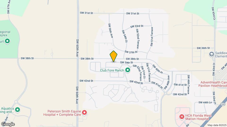 5598 SW 39th St Map and Location Details