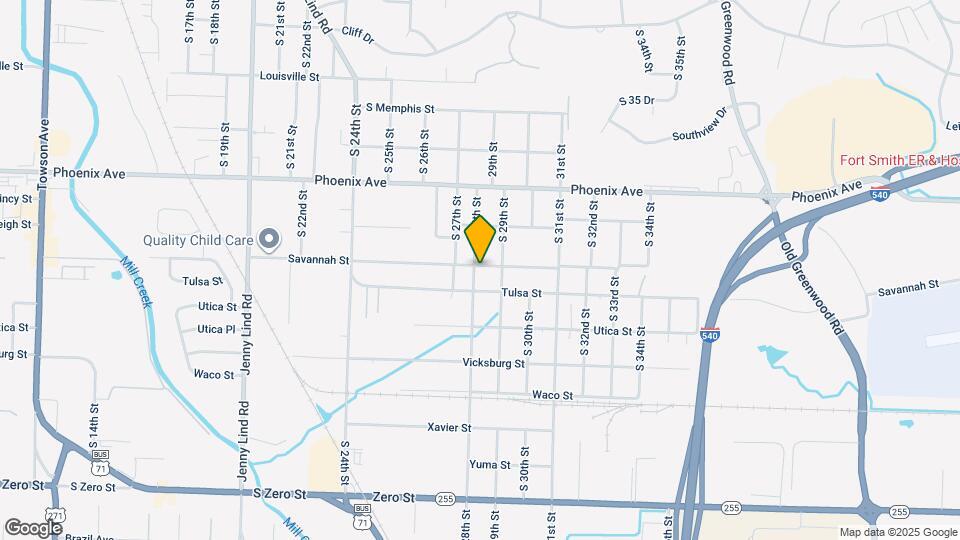 4901 S 28th St Mapa y Detalles de la Ubicación