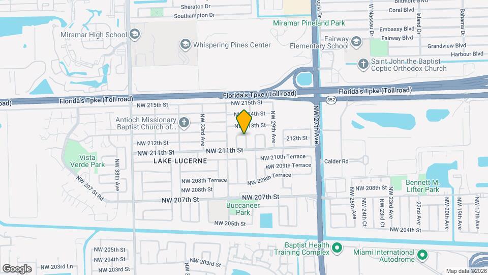 3020 NW 212th St Map and Location Details