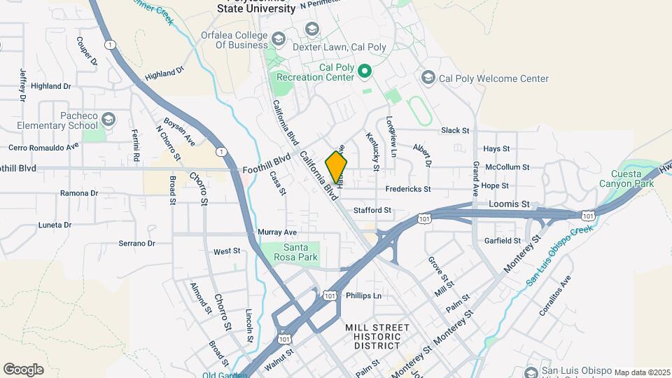 286 California Blvd Map and Location Details