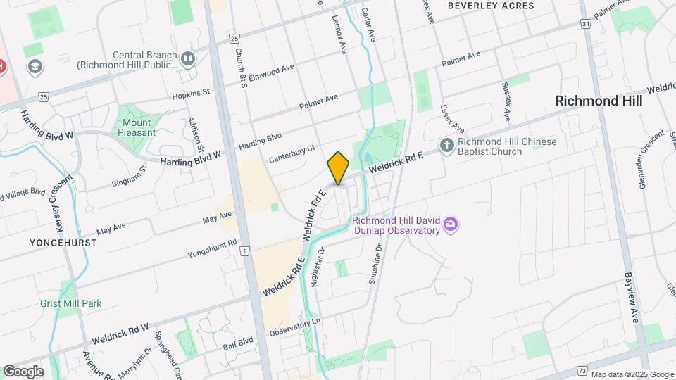 95 Weldrick Rd E Map and Location Details