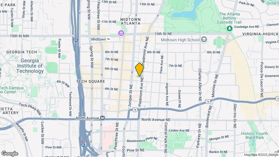 792 Piedmont Ave NE Map and Location Details