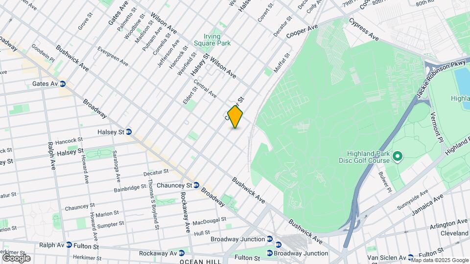 136 Moffat St Map and Location Details