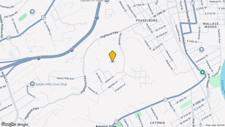 2237 Wideview Dr Map and Location Details