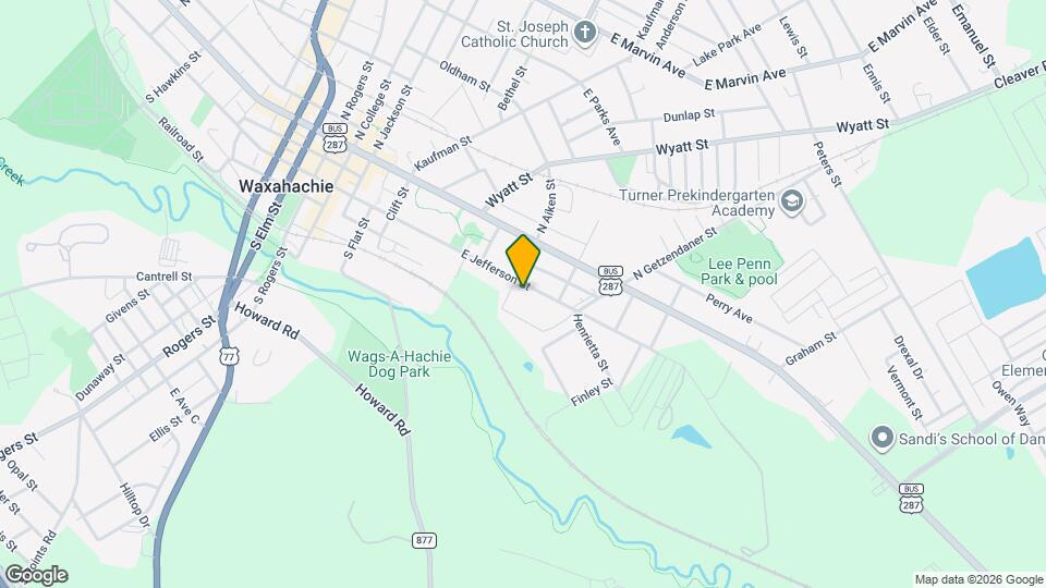 704 E Jefferson St Map and Location Details