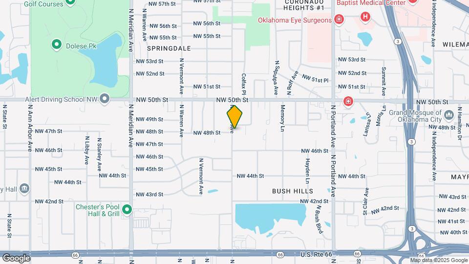 4724 N Tulsa Ave Map and Location Details
