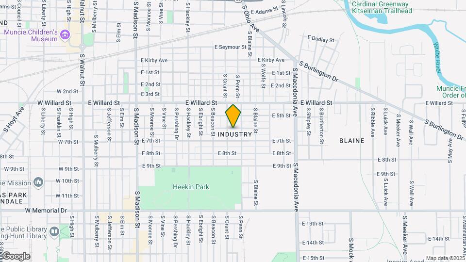 1205 E 6th St Map and Location Details