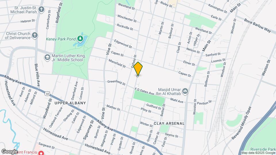 526 Garden St Map and Location Details