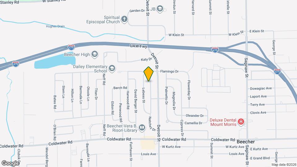 6205 Natchez Dr Map and Location Details