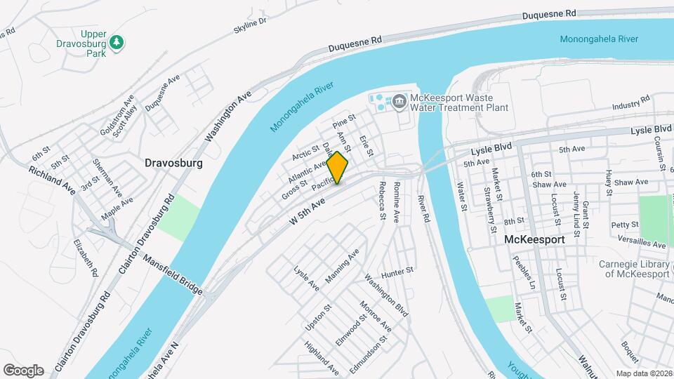 410 W 5th Ave, Unit 1 Mapa y Detalles de la Ubicación