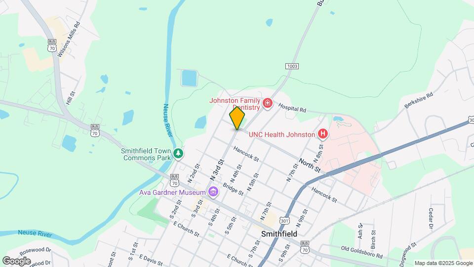 414 N 3rd St Map and Location Details