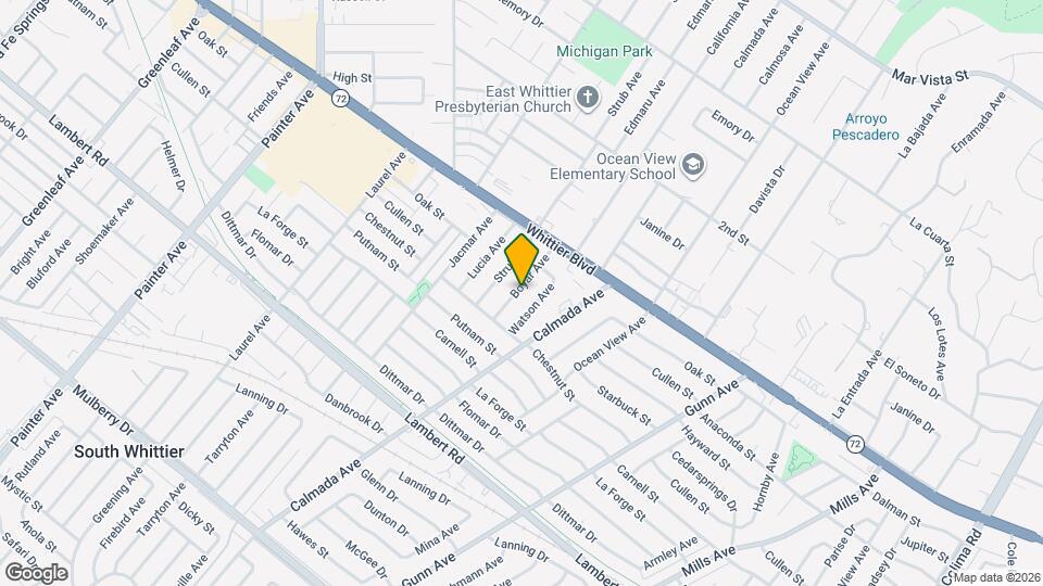 8834 Boyar Ave Mapa y Detalles de la Ubicación