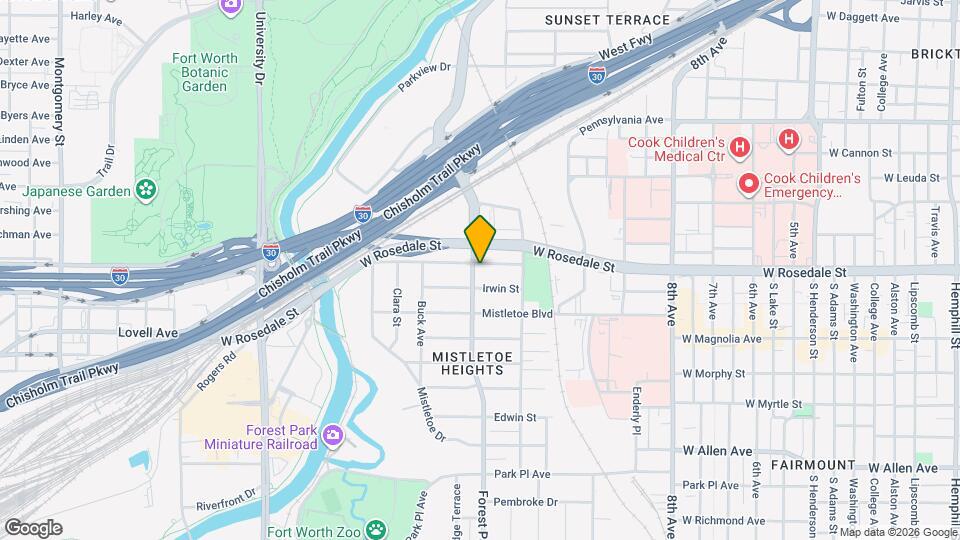 2241 W Rosedale St S Map and Location Details