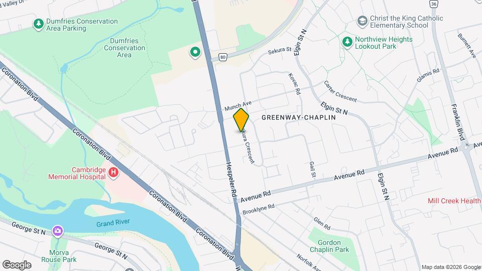 77 Sekura Crescent Map and Location Details