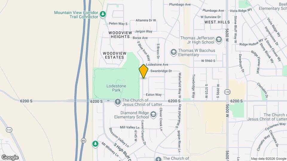 6075 S 6105 W Mapa y Detalles de la Ubicación