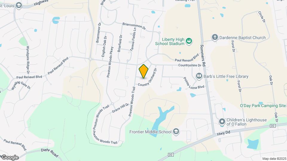 424 Country Stone Dr Map and Location Details