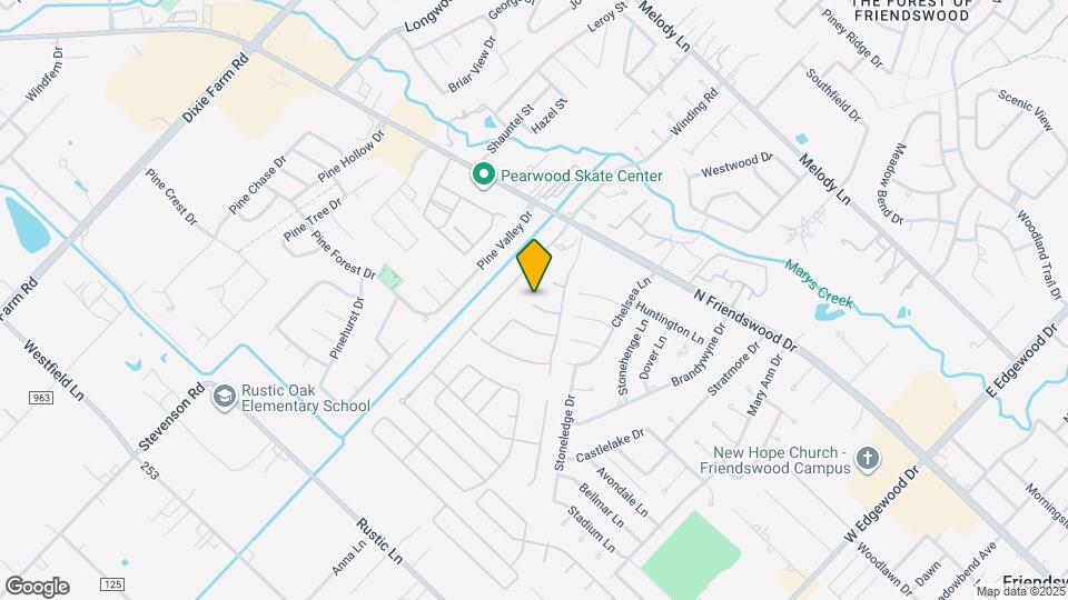 1113 Merribrook Ln Map and Location Details