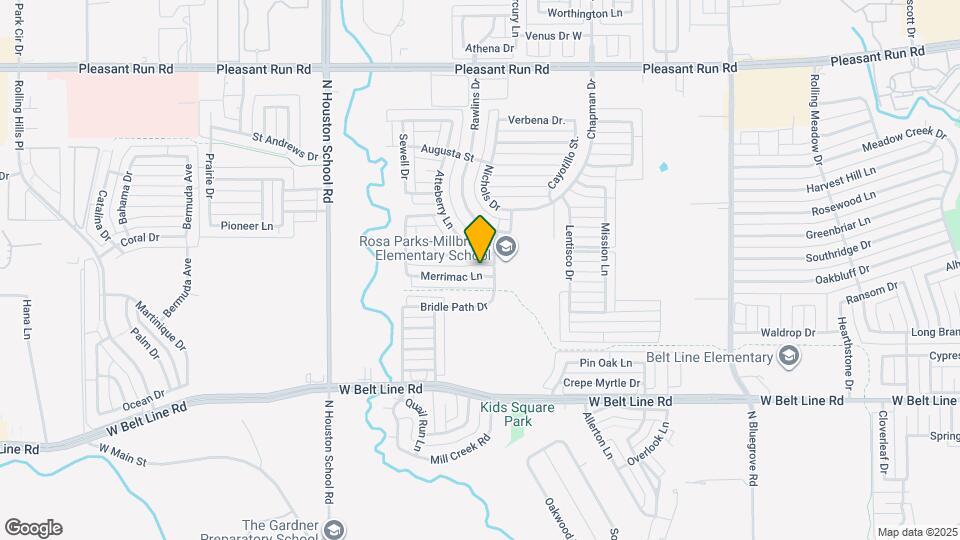 2209 Merrimac Ln Map and Location Details