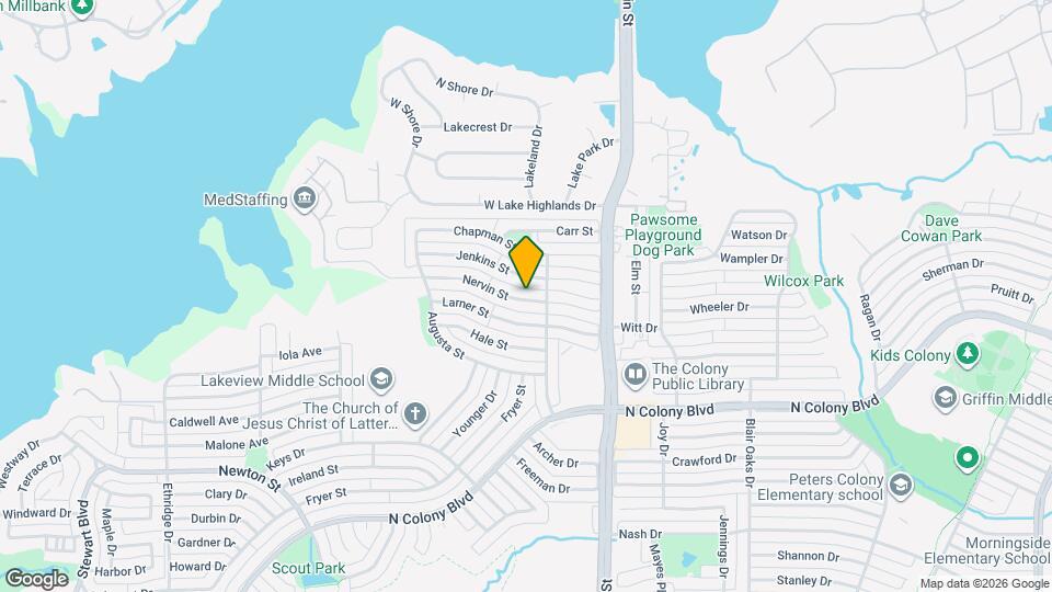 4522 Nervin St Mapa y Detalles de la Ubicación