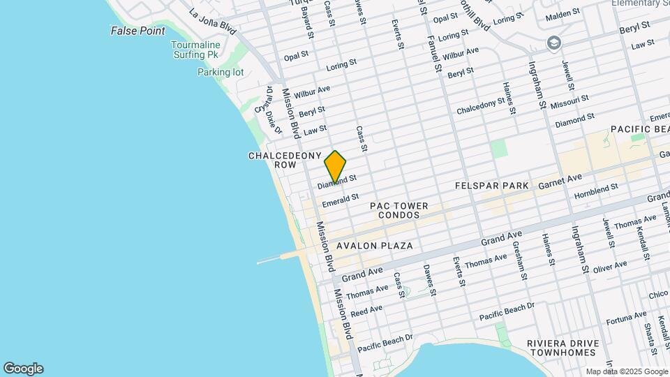 869 Diamond St Mapa y Detalles de la Ubicación