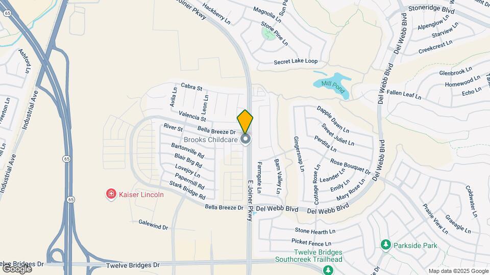 2075 Comstock Ln Map and Location Details